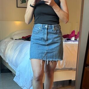 Madewell Denim Mini Skirt